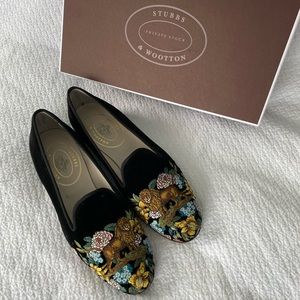 Stubbs and Wooten John Derian Lion Loafers